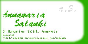 annamaria salanki business card